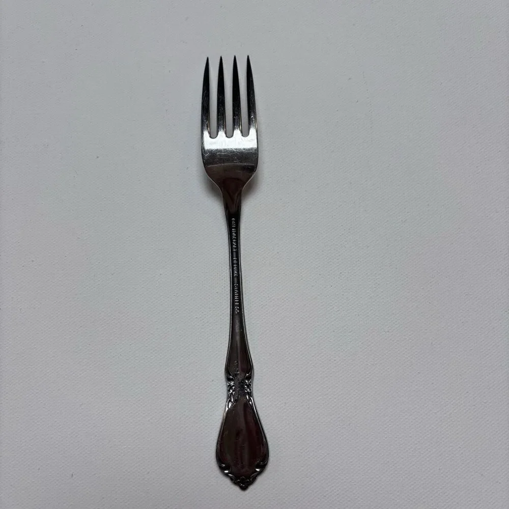 VTG Oneida Oneidacraft Deluxe Chateau Stainless Flatware Dinner Fork Replacement
